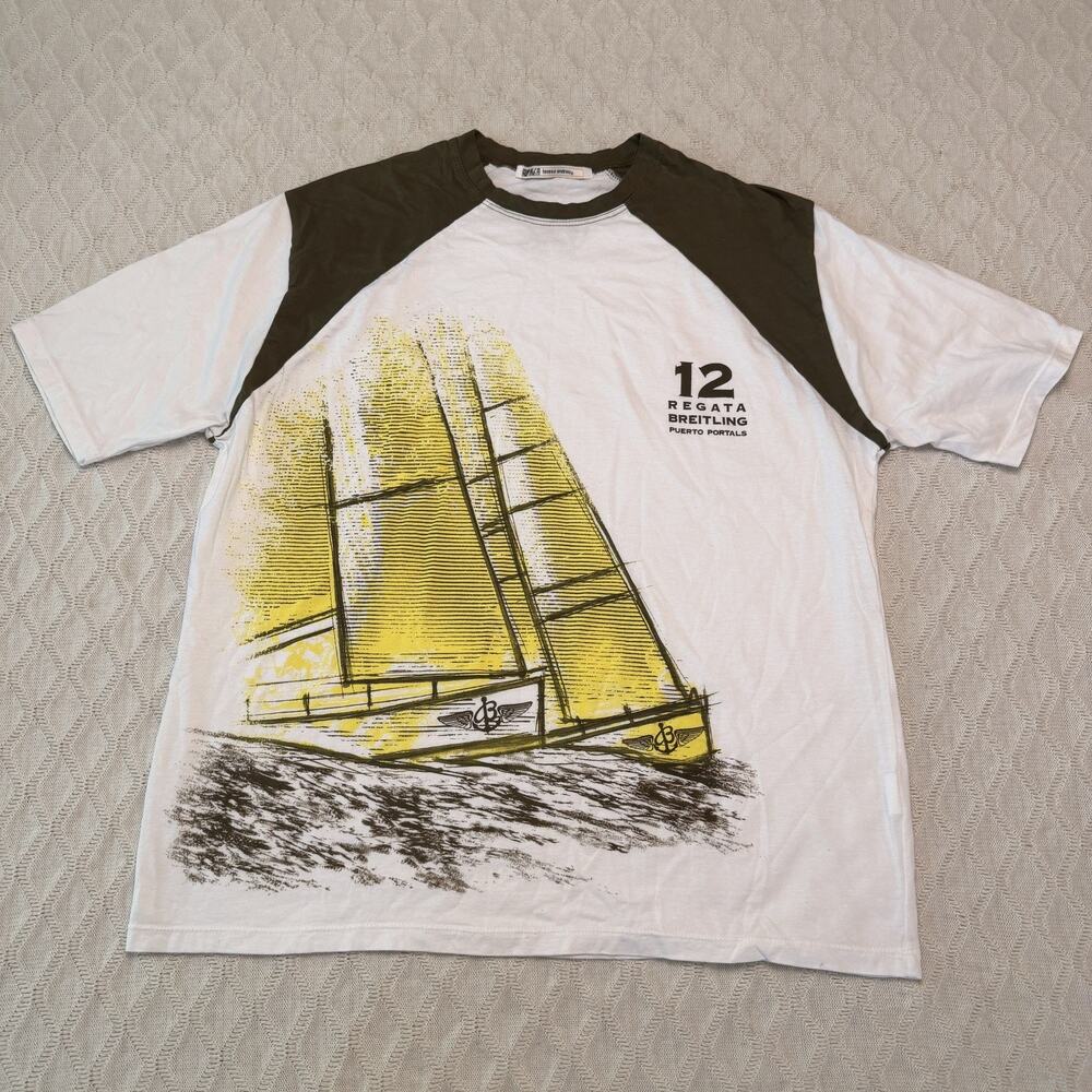 vintage Breitling Regata Puerto Portals sailing event t-shirt T-Shirt Size XL